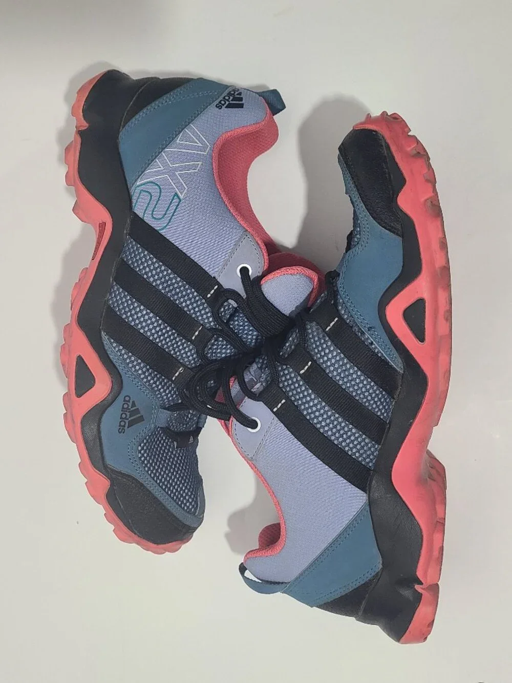 Adidas AX2 Traxion Women's Blue/Pink Trail Running/Hiking Shoes Size 10